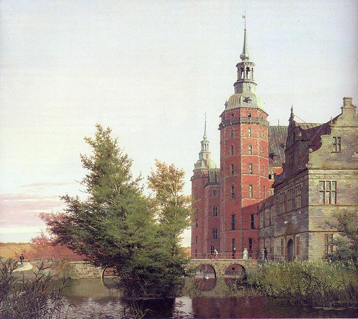 Christen Kobke Frederiksborg Castle seen from the Northwest France oil painting art